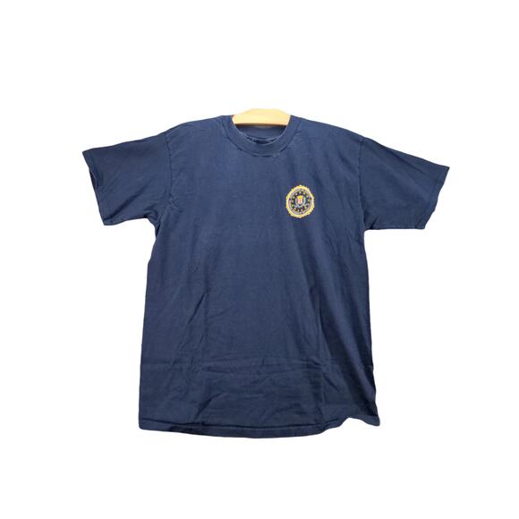 FBI Brand T Shirt Size XL BLue Graphic Medallion Logo Federal Bureau - Picture 1 of 12